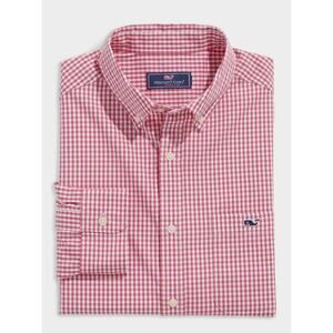 VINEYARD VINES Men's Arawak Gingham Classic Tucker Shirt, Large‎
